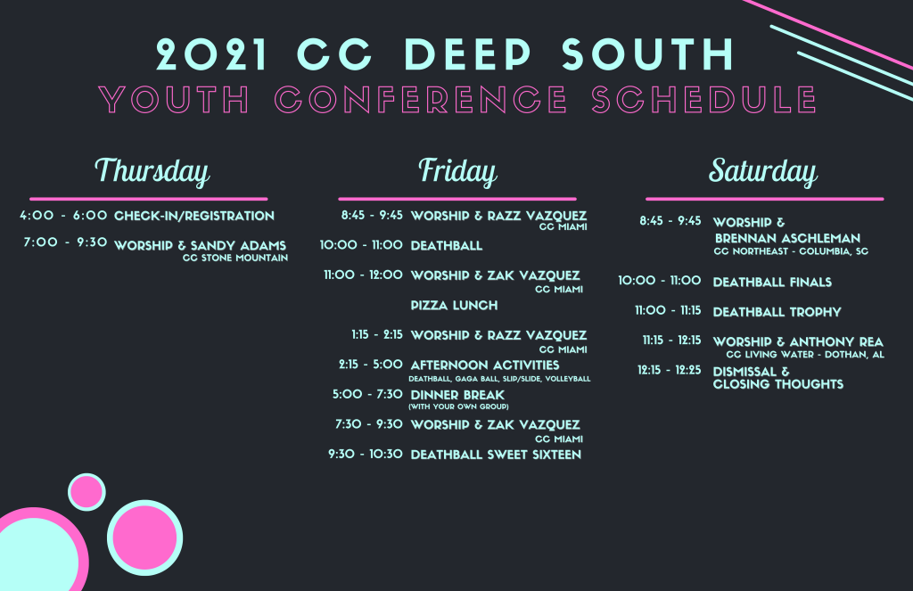 2021 Deep South Youth Conference Calvary Chapel Deep South